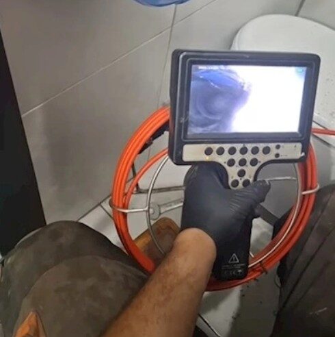 Banyo gideri kamera kontrolü